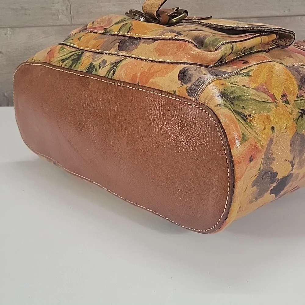 Patricia Nash Floral Leather Tote Bag